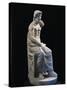 Marble Statue of Enthroned Zeus, from Demirci, Turkey-null-Stretched Canvas