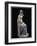 Marble Statue of Enthroned Zeus, from Demirci, Turkey-null-Framed Giclee Print