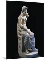 Marble Statue of Enthroned Zeus, from Demirci, Turkey-null-Mounted Giclee Print