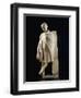 Marble Statue of Ephebe Athlete Wrapped in Chlamys, from Aydin-null-Framed Premium Giclee Print