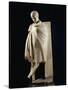 Marble Statue of Ephebe Athlete Wrapped in Chlamys, from Aydin-null-Stretched Canvas