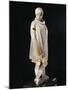 Marble Statue of Ephebe Athlete Wrapped in Chlamys, from Aydin-null-Mounted Giclee Print