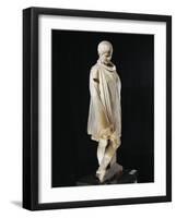 Marble Statue of Ephebe Athlete Wrapped in Chlamys, from Aydin-null-Framed Giclee Print