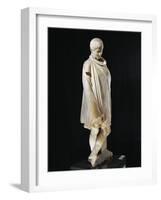 Marble Statue of Ephebe Athlete Wrapped in Chlamys, from Aydin-null-Framed Giclee Print