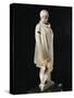 Marble Statue of Ephebe Athlete Wrapped in Chlamys, from Aydin-null-Stretched Canvas