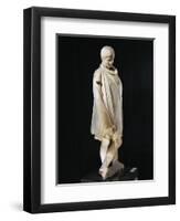 Marble Statue of Ephebe Athlete Wrapped in Chlamys, from Aydin-null-Framed Premium Giclee Print