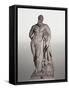 Marble Statue of Farnese Hercules-null-Framed Stretched Canvas
