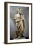Marble Statue of Flavio Damiano, Artifact Uncovered in Ephesus, Turkey-null-Framed Giclee Print