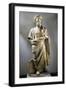 Marble Statue of Flavio Damiano, Artifact Uncovered in Ephesus, Turkey-null-Framed Giclee Print