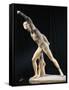 Marble Statue of Gladiator-null-Framed Stretched Canvas