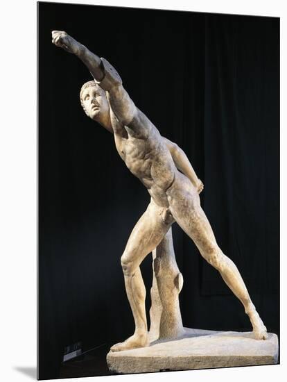 Marble Statue of Gladiator-null-Mounted Giclee Print