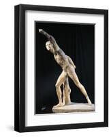 Marble Statue of Gladiator-null-Framed Premium Giclee Print