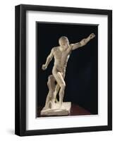 Marble Statue of Gladiator-null-Framed Premium Giclee Print