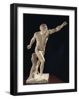 Marble Statue of Gladiator-null-Framed Giclee Print