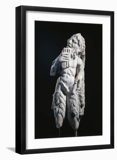 Marble Statue of God Pan, from Tyrnovo, Moldova-null-Framed Giclee Print