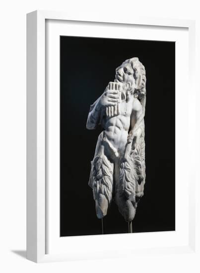 Marble Statue of God Pan, from Tyrnovo, Moldova-null-Framed Giclee Print