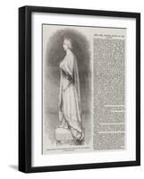 Marble Statue of Her Majesty Queen Victoria, Peel Park, Salford, M Noble, Sculptor-null-Framed Giclee Print