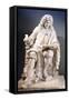 Marble Statue of Jean Racine-null-Framed Stretched Canvas