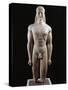 Marble Statue of Kouros, known as Apollo Milani-null-Stretched Canvas