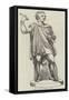 Marble Statue of Macbeth-null-Framed Stretched Canvas