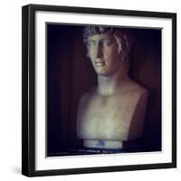 Marble Statue of Male Figure-Tim Kahane-Framed Photographic Print