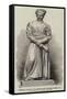 Marble Statue of Manockjee Nesserwanjee, by J H Foley, Ra-null-Framed Stretched Canvas