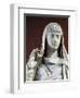 Marble Statue of Messalina Holding Britannicus, from Rome Surroundings, Detail-null-Framed Giclee Print