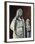 Marble Statue of Messalina Holding Britannicus, from Rome Surroundings, Detail-null-Framed Giclee Print