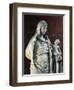 Marble Statue of Messalina Holding Britannicus, from Rome Surroundings, Detail-null-Framed Giclee Print