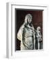 Marble Statue of Messalina Holding Britannicus, from Rome Surroundings, Detail-null-Framed Giclee Print