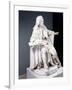 Marble Statue of Moliere-null-Framed Giclee Print