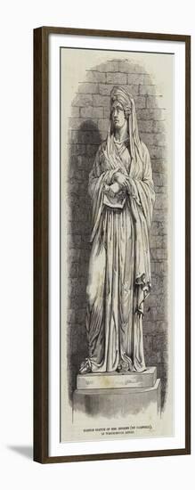 Marble Statue of Mrs Siddons (By Campbell), in Westminster Abbey-null-Framed Giclee Print