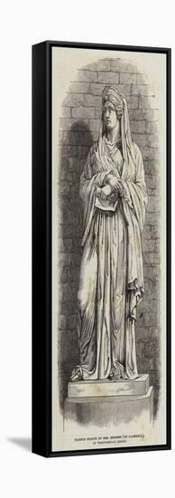 Marble Statue of Mrs Siddons (By Campbell), in Westminster Abbey-null-Framed Stretched Canvas
