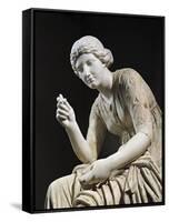 Marble Statue of Muse Calliope, Detail-null-Framed Stretched Canvas