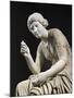 Marble Statue of Muse Calliope, Detail-null-Mounted Giclee Print