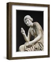 Marble Statue of Muse Calliope, Detail-null-Framed Giclee Print