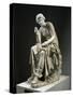 Marble Statue of Muse Calliope-null-Stretched Canvas