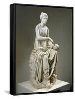 Marble Statue of Muse Urania-null-Framed Stretched Canvas