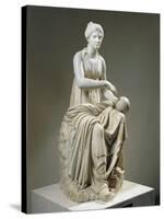 Marble Statue of Muse Urania-null-Stretched Canvas