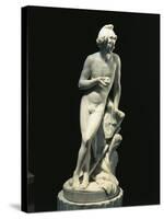 Marble Statue of Paris by Nicolas-Francois Gillet-null-Stretched Canvas