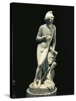 Marble Statue of Paris by Nicolas-Francois Gillet-null-Stretched Canvas