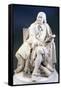 Marble Statue of Pierre Corneille-null-Framed Stretched Canvas