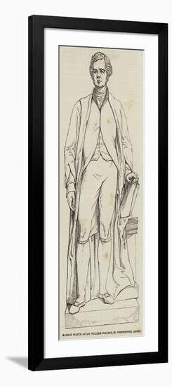 Marble Statue of Sir William Follett, in Westminster Abbey-null-Framed Giclee Print