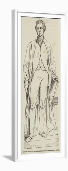 Marble Statue of Sir William Follett, in Westminster Abbey-null-Framed Giclee Print