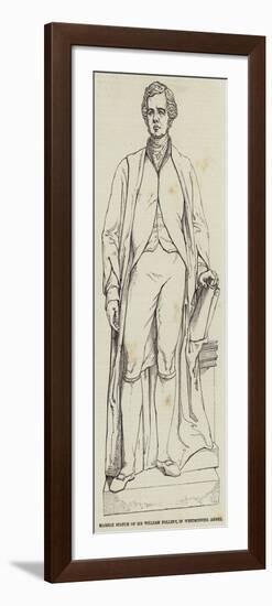 Marble Statue of Sir William Follett, in Westminster Abbey-null-Framed Giclee Print