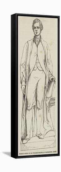 Marble Statue of Sir William Follett, in Westminster Abbey-null-Framed Stretched Canvas