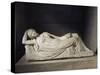 Marble Statue of Sleeping Ariadne, Abandoned by Theseus on Naxos-null-Stretched Canvas