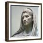 Marble statue of the Emperor Augustus as Pontifex Maximus, 1st century BC-Unknown-Framed Giclee Print