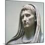Marble statue of the Emperor Augustus as Pontifex Maximus, 1st century BC-Unknown-Mounted Giclee Print