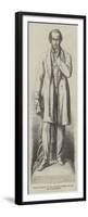 Marble Statue of the Late Mr Cobden in the Peel Park, Salford-null-Framed Premium Giclee Print